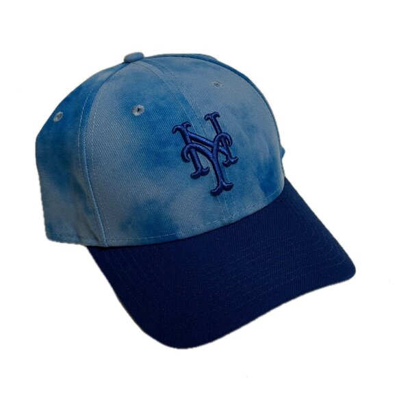 New York Mets Father's Day Adjustable Snapback Hat New Era 9forty Sky Blue Faded - Picture 3 of 11